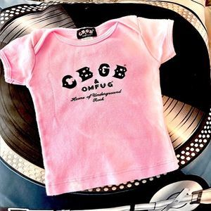 6-12 Months Baby Girl Punk Rock CBGB T-Shirt